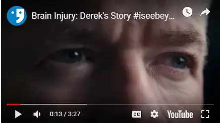 Video still from Derek's story - I see beyond