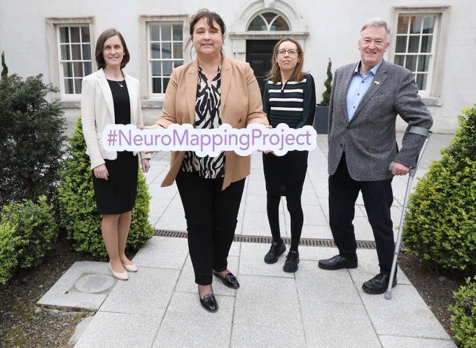 Minister Anne Rabbitte and members of the NAI, DFI at the launch of the neuromapping project