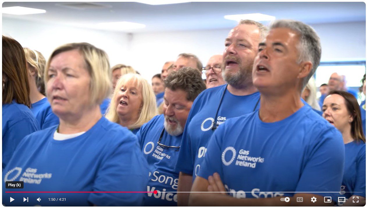 Gas Networks Ireland choir