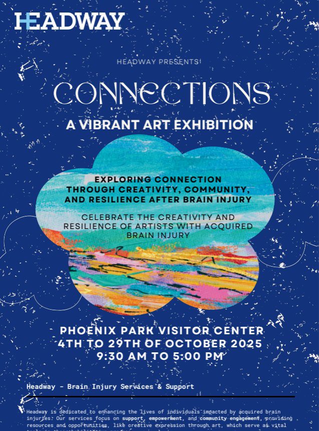Connections art exhibition poster